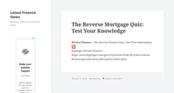 Desktop Screenshot of finupance.com